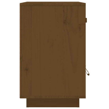 Bedside Cabinet 40X34X55 Cm Solid Wood Pine
