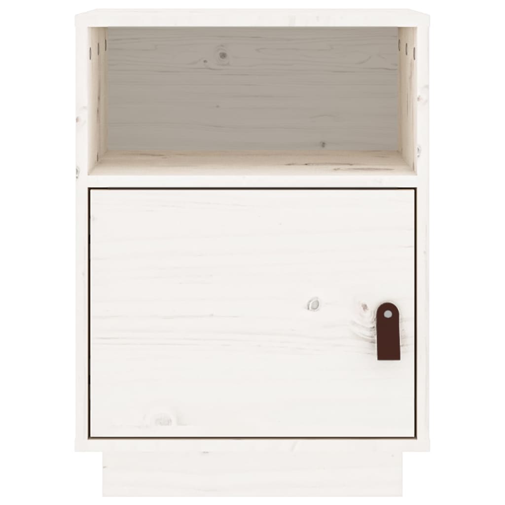 Bedside Cabinet 40X34X55 Cm Solid Wood Pine