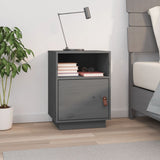 Bedside Cabinet 40X34X55 Cm Solid Wood Pine