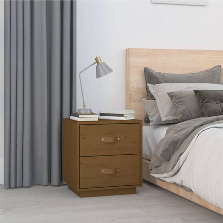 Bedside Cabinets 2 Pcs 40X34X45 Cm Solid Wood Pine