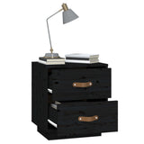 Bedside Cabinets 2 Pcs 40X34X45 Cm Solid Wood Pine