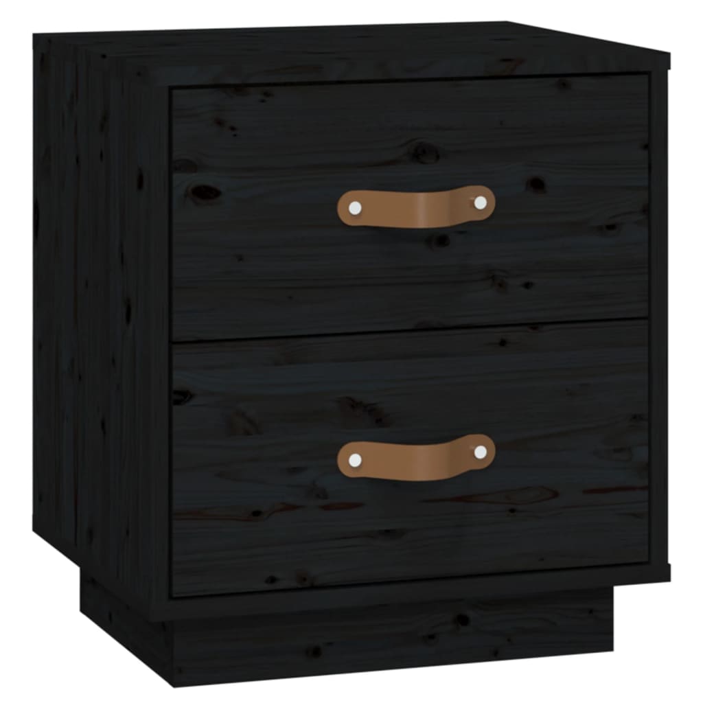 Bedside Cabinets 2 Pcs 40X34X45 Cm Solid Wood Pine