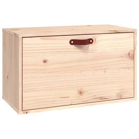 Wall Cabinet 60X30X35 Cm Solid Wood Pine