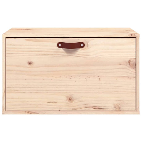 Wall Cabinet 60X30X35 Cm Solid Wood Pine