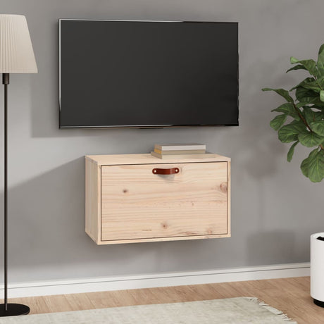 Wall Cabinet 60X30X35 Cm Solid Wood Pine