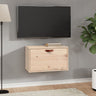 Wall Cabinet 60X30X35 Cm Solid Wood Pine