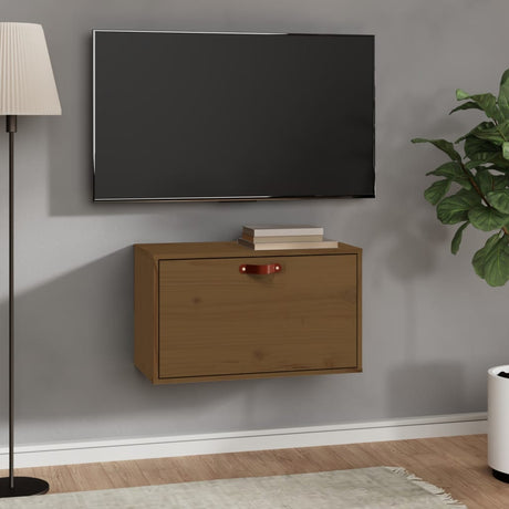 Wall Cabinet 60X30X35 Cm Solid Wood Pine