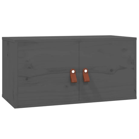 Wall Cabinet 60X30X30 Cm Solid Wood Pine