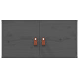 Wall Cabinet 60X30X30 Cm Solid Wood Pine