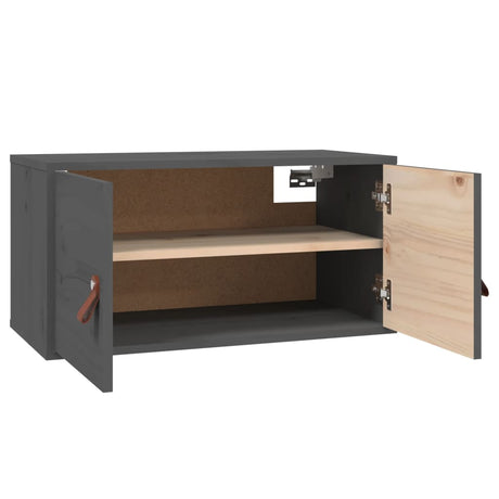 Wall Cabinet 60X30X30 Cm Solid Wood Pine