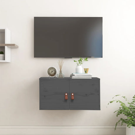 Wall Cabinet 60X30X30 Cm Solid Wood Pine