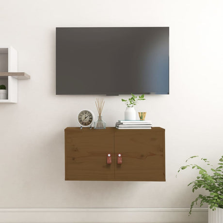 Wall Cabinet 60X30X30 Cm Solid Wood Pine