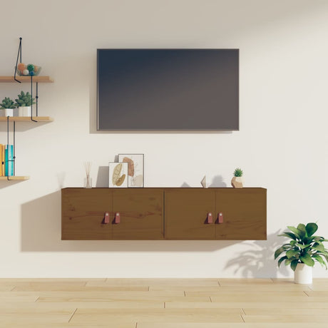 Wall Cabinet 60X30X30 Cm Solid Wood Pine