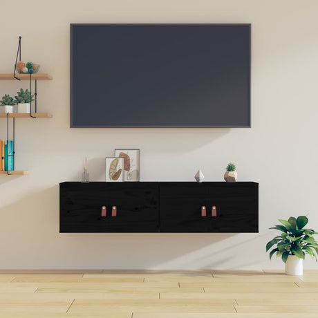 Wall Cabinet 60X30X30 Cm Solid Wood Pine