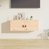 Wall Cabinets 2 Pcs 80X30X30 Cm Solid Wood Pine