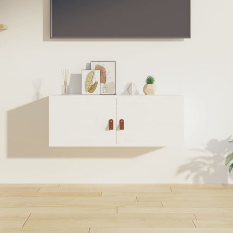 Wall Cabinets 2 Pcs 80X30X30 Cm Solid Wood Pine