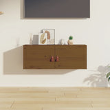 Wall Cabinets 2 Pcs 80X30X30 Cm Solid Wood Pine