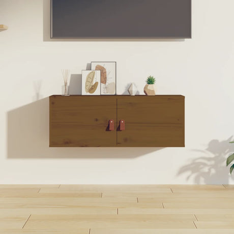 Wall Cabinets 2 Pcs 80X30X30 Cm Solid Wood Pine