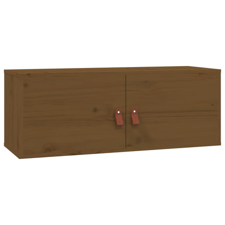 Wall Cabinets 2 Pcs 80X30X30 Cm Solid Wood Pine