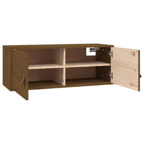 Wall Cabinets 2 Pcs 80X30X30 Cm Solid Wood Pine