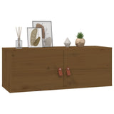 Wall Cabinets 2 Pcs 80X30X30 Cm Solid Wood Pine