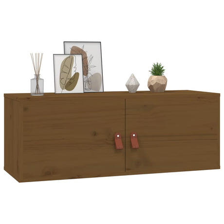 Wall Cabinets 2 Pcs 80X30X30 Cm Solid Wood Pine
