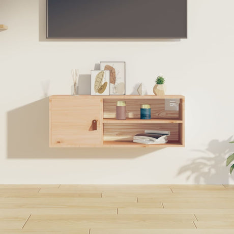 Wall Cabinets 2 Pcs 80X30X30 Cm Solid Wood Pine