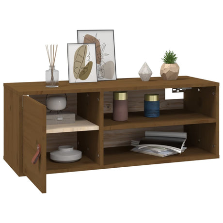 Wall Cabinets 2 Pcs 80X30X30 Cm Solid Wood Pine