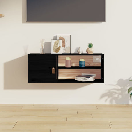 Wall Cabinets 2 Pcs 80X30X30 Cm Solid Wood Pine