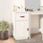 Desk Cabinet 40X50X75 Cm Solid Wood Pine