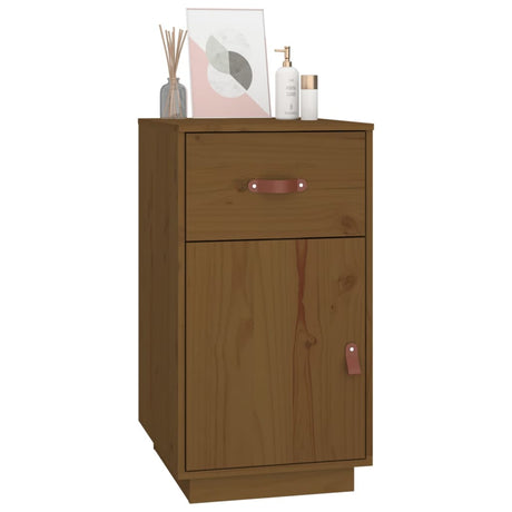 Desk Cabinet 40X50X75 Cm Solid Wood Pine