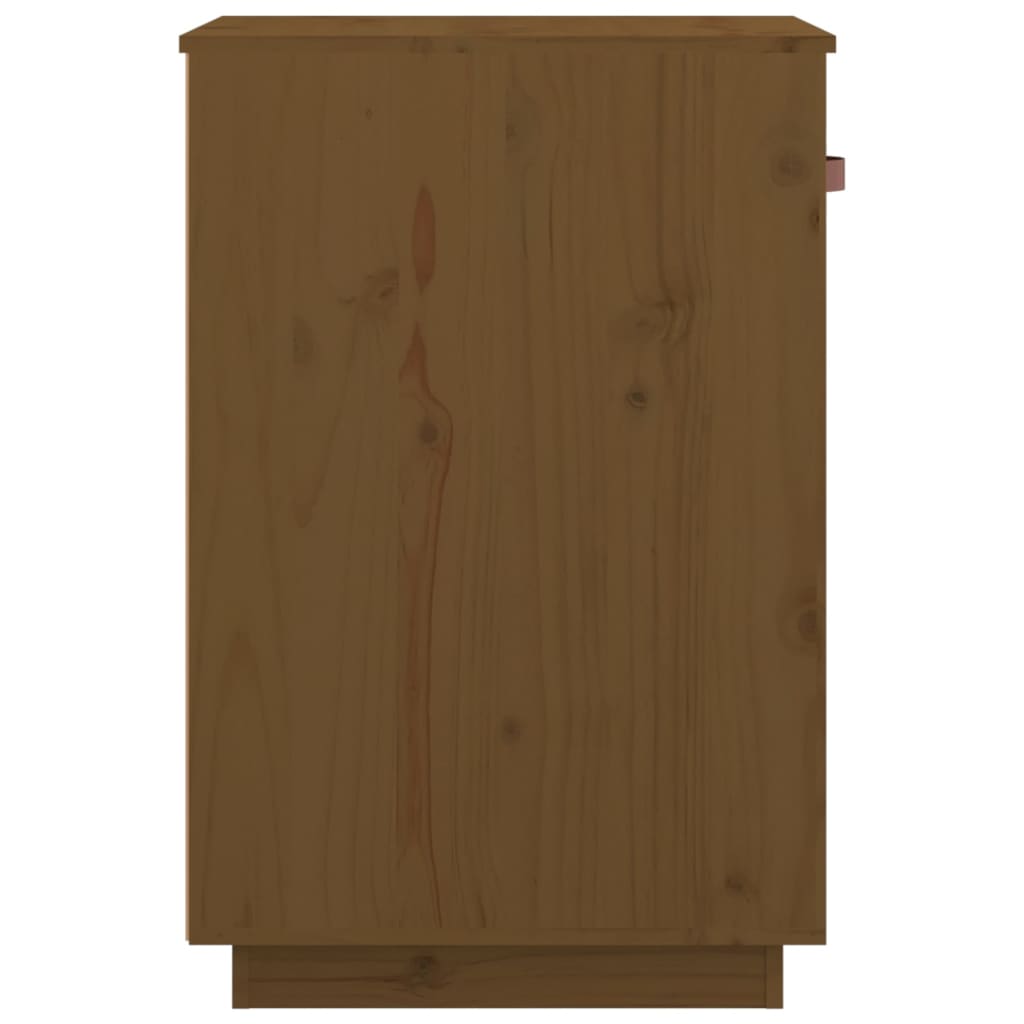 Desk Cabinet 40X50X75 Cm Solid Wood Pine