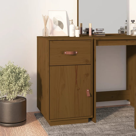 Desk Cabinet 40X50X75 Cm Solid Wood Pine