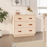 Sideboard 80X40X75 Cm Solid Wood Pine