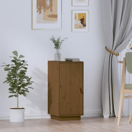 Sideboard 34X40X75 Cm Solid Wood Pine