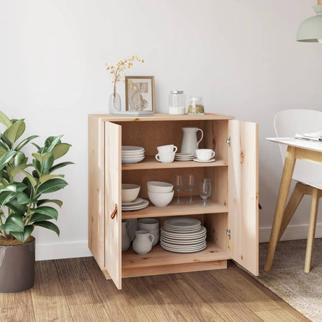 Sideboard 65,5X40X75 Cm Solid Wood Pine
