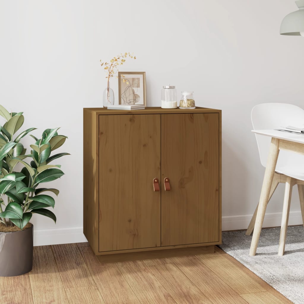 Sideboard 65,5X40X75 Cm Solid Wood Pine