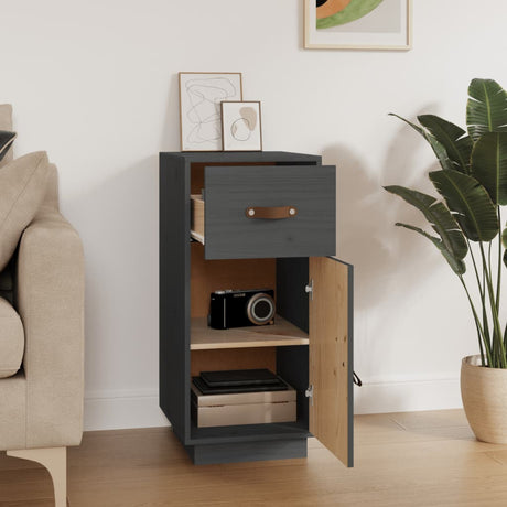 Sideboard 34X40X75 Cm Solid Wood Pine