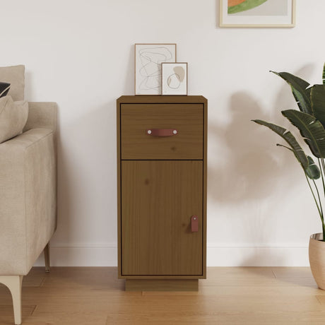 Sideboard 34X40X75 Cm Solid Wood Pine