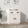 Sideboard 65.5X40X75 Cm Solid Wood Pine