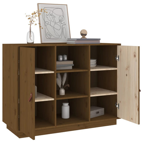 Sideboard 100X40X75 Cm Solid Wood Pine