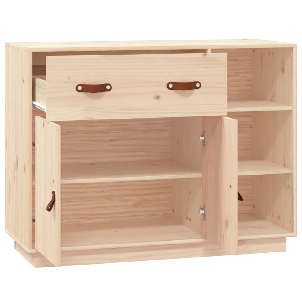 Sideboard 98.5X40X75 Cm Solid Wood Pine