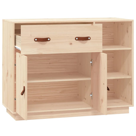 Sideboard 98.5X40X75 Cm Solid Wood Pine