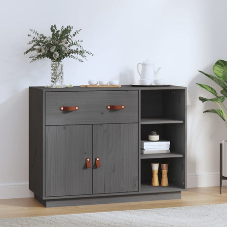 Sideboard 98.5X40X75 Cm Solid Wood Pine