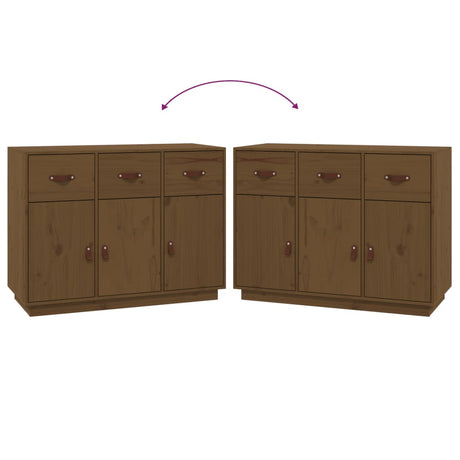 Sideboard 100X40X75 Cm Solid Wood Pine