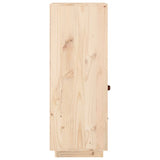 Highboard 34X40X108,5 Cm Solid Wood Pine