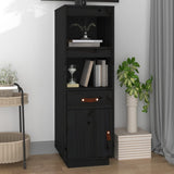 Highboard 34X40X108,5 Cm Solid Wood Pine