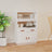 Highboard 67X40X108.5 Cm Solid Wood Pine