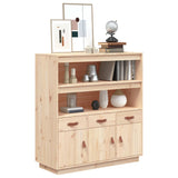 Highboard 100X40X108.5 Cm Solid Wood Pine