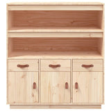 Highboard 100X40X108.5 Cm Solid Wood Pine